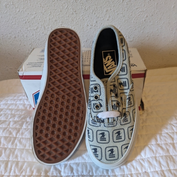 Vans USPS Postal Service Women Authentic Denim and White Eagle Rare Shoes 032024 - Picture 9 of 11